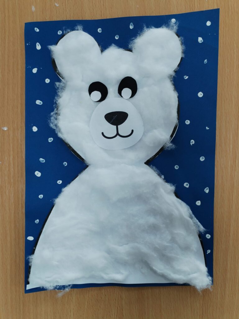 Ursul polar din vată