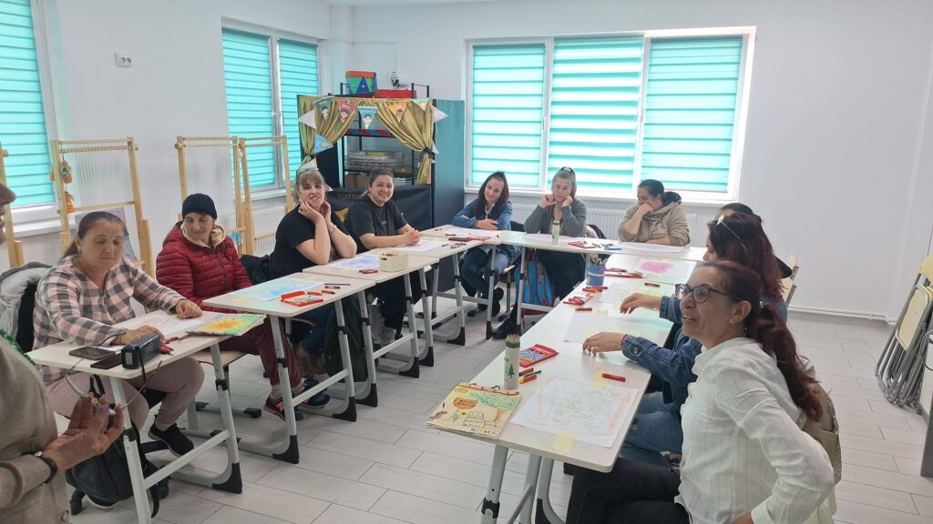 Doamna profesoară se adresează părinților