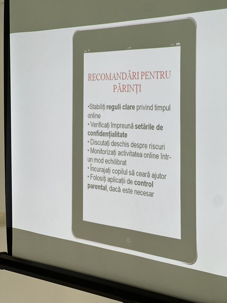 Prezentare - recomandări pentru părinți