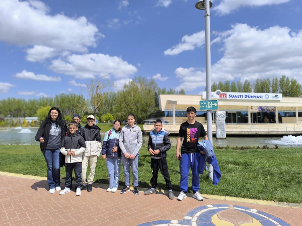 Fotografie de grup în parc